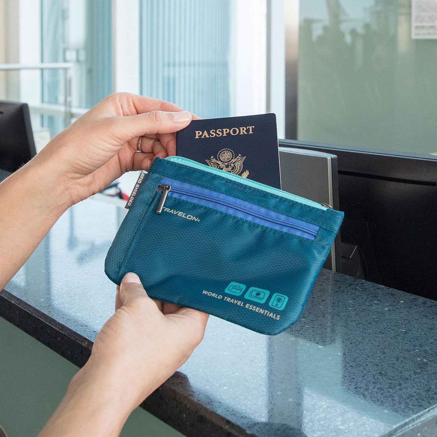 World Travel Essentials Set of 2 Currency and Passport Organizers - Image 4